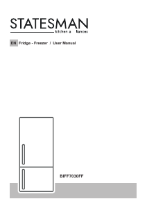 Manual Statesman BIFF7030FF Fridge-Freezer