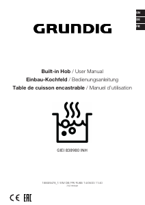 Manual Grundig GIEI 838980 INH Hob