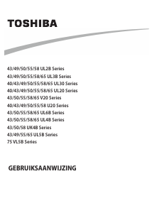 Handleiding Toshiba 55UL2063DG LED televisie