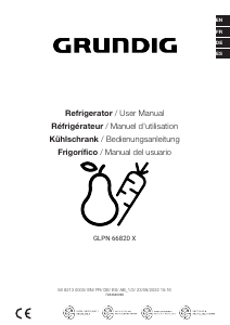 Manual de uso Grundig GLPN 66820 XR Refrigerador