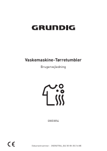Brugsanvisning Grundig GWDI 854 Vaske-tørremaskine