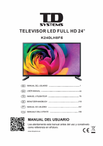 Manual TD Systems K24DLH8FS LED Television