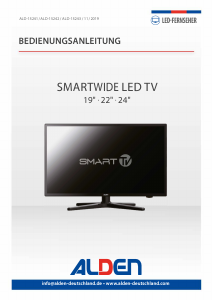 Bedienungsanleitung Alden ALD-15241 LED fernseher