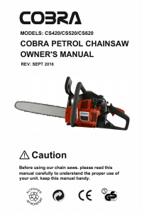 Manual Cobra CS520-18 Chainsaw