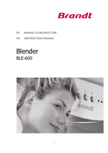 Manual Brandt BLE-600 Blender