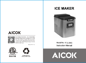 Manual Aicok YT-E-005C Ice Cube Maker