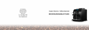 Bedienungsanleitung Acopino Ravenna Kaffeemaschine