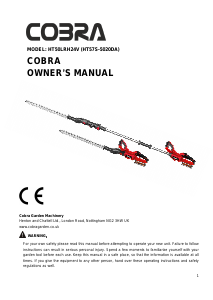 Handleiding Cobra HT50LRH24V Heggenschaar