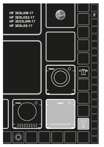 Kullanım kılavuzu Hoover HF 3E9L0X2-17 Bulaşık makinesi