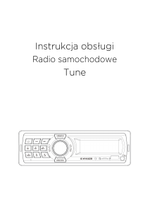 Instrukcja Hykker Tune Radio samochodowe