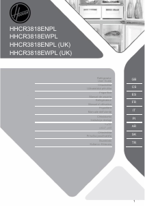 Instrukcja Hoover HHCR3818ENPL Lodówko-zamrażarka