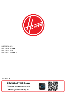 Manual Hoover HOCE3T618ES Fridge-Freezer