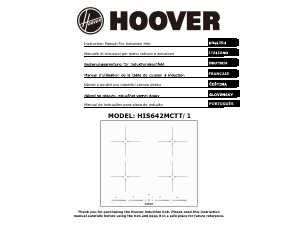 Manual Hoover HIS642MCTT/1 Hob