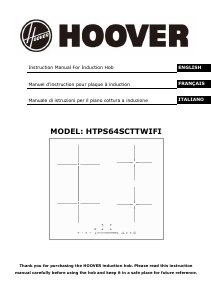 Manual Hoover HTPS64SCTTWIFI Hob