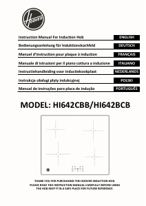 Manual Hoover HI642CBB Hob