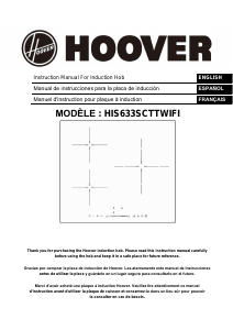 Mode d’emploi Hoover HIS633SCTTWIFI Table de cuisson