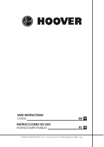 Manual Hoover HOC3858IN Oven