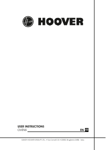 Manual Hoover HOC3T5058BI Oven