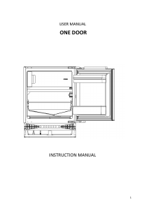 Manual de uso Hoover HOM4SE68W Refrigerador