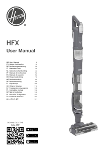 Manual de uso Hoover HFX10H 011 Aspirador