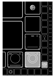 Manual Hoover H7D 4128MBC-S Máquina de lavar e secar roupa