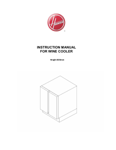 Manual Hoover HWCB 60DD UKBM/N Wine Cabinet