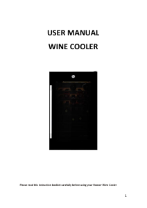 Manual Hoover HWC 154 EELW/NF Răcitor vin