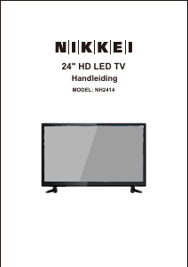 Handleiding Nikkei NH2414 LED televisie