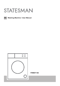 Handleiding Statesman FWM0714E Wasmachine