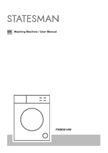 Handleiding Statesman FWM0914W Wasmachine