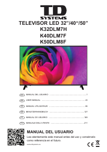 Manual TD Systems K40DLM7F LED Television