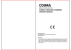 Handleiding Cobra CS35040VZ Kettingzaag