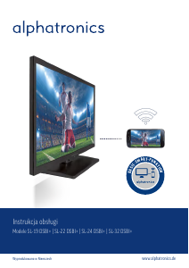 Instrukcja Alphatronics SL-32 DSBI+ Telewizor LED