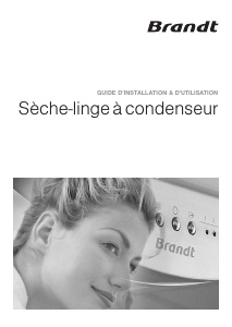 Mode d’emploi Brandt BDT562AY Sèche-linge