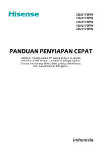 Panduan Hisense 40N2170PW Televisi LED
