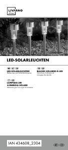 Manuale LivarnoLux IAN 434608 Lampada