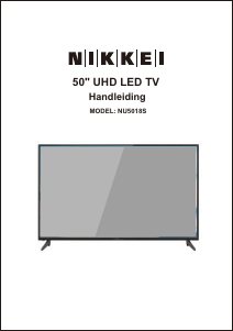Handleiding Nikkei NU5018S LED televisie