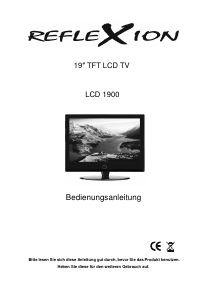 Bedienungsanleitung Reflexion LCD 1900 LCD fernseher