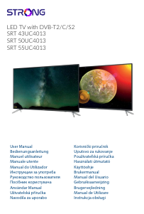 Használati útmutató Strong SRT 50UC4013 LED-es televízió