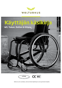 Käyttöohje Wolturnus Dalton Pyörätuoli