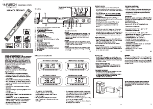 Handleiding Futech Digital Waterpas