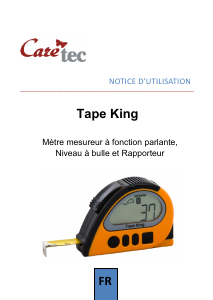 Mode d’emploi Caretec Tape King Ruban à mesurer