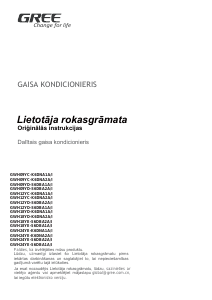 Rokasgrāmata Gree GWH24YE-K6DNA2A/I Gaisa kondicionētājs