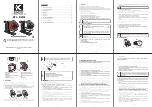 Εγχειρίδιο Kapro 883G Γραμμικό λέιζερ