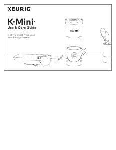 Manual Keurig K-Mini Coffee Machine