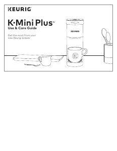 Manual Keurig K-Mini Plus Coffee Machine