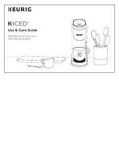 Manual Keurig K-Iced Coffee Machine