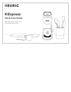 Manual Keurig K-Express Coffee Machine