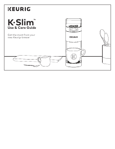 Handleiding Keurig K-Slim Koffiezetapparaat