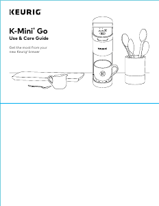 Manual Keurig K-Mini Go Coffee Machine